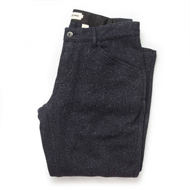 The Camp Pant in Navy Nep Wool - featured image