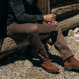 The Democratic All Day Pant in Espresso Selvage: Alternate Image 4