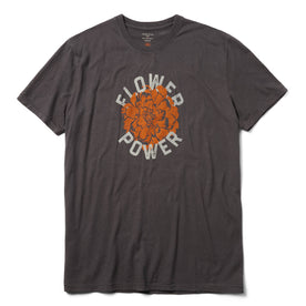 flatlay of The Cotton Hemp Tee in Flower Power