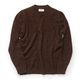 The Lodge Sweater in Heather Dark Burgundy - featured image