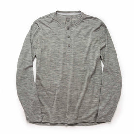 The Merino Henley in Heather Grey - featured image