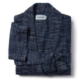 flatlay of robe folded