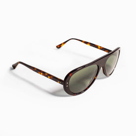 The Surf Aviator in Dark Tortoise facing sideways, studio shot