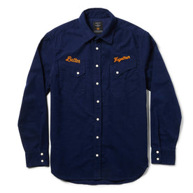flatlay of The Western Shirt in Better Together from the front unfolded