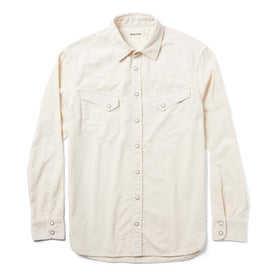 flatlay of the entire shirt from the front unfolded