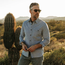 The Cash Shirt in Washed Hemp Chambray - featured image