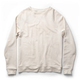 The Crewneck in Natural Donegal Terry: Featured Image