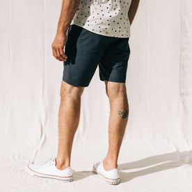 our fit model wearing The Adventure Short in Navy
