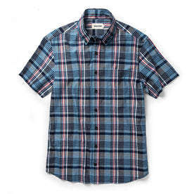 Flat lay of shirt on white background