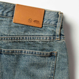 material shot of leather patch