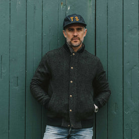 our fit model wearing Ball Cap in '68 Denim by Taylor Stitch