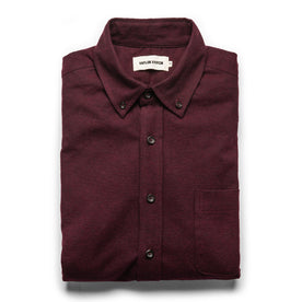 The Jack in Maroon Brushed Oxford - featured image