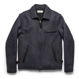 The Monterey Bomber in Navy Wool - featured image