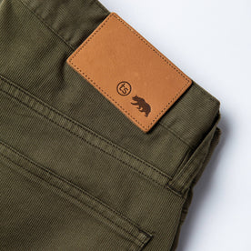 material shot of leather patch