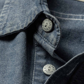 material shot of collar button