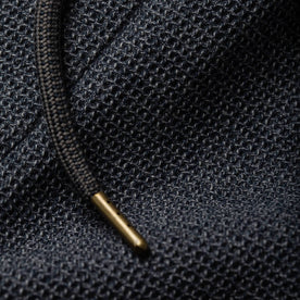 material shot of drawstring detail