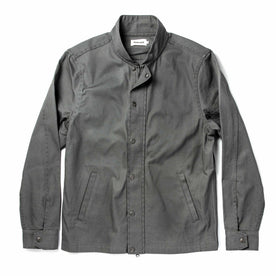 The Bomber Jacket in Washed Slate Herringbone: Featured Image