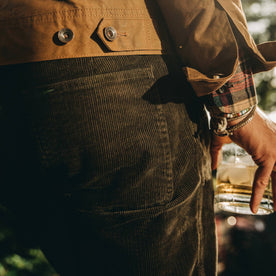 The Camp Pant in Olive Corduroy: Alternate Image 4