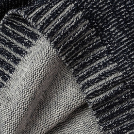 material shot of sweater bottom stitching