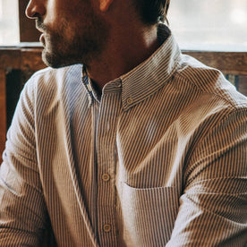 The Jack in Navy University Stripe Everyday Oxford - featured image