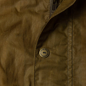 material shot of button