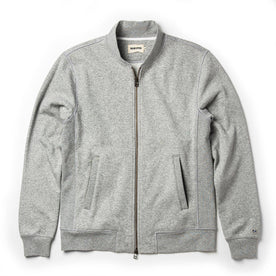 The Heavy Bag Bomber in Heather Grey Fleece - featured image