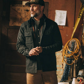 The Lined Shop Shirt in Coal Boss Duck - featured image