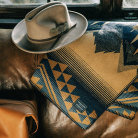 textural shot of The Wildland Heroes Firefighter Blanket in Golden State