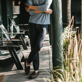 The Après Pant in Coal Double Cloth - featured image