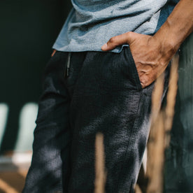 The Après Pant in Coal Double Cloth: Alternate Image 2