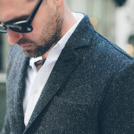 The Telegraph Jacket in Charcoal Tweed Herringbone: Alternate Image 6
