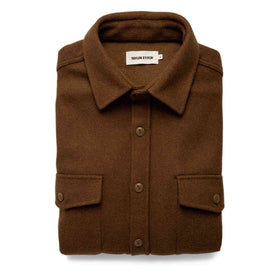 The Maritime Shirt Jacket in Rust - featured image