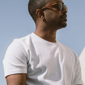 The Triblend Tee in White: Alternate Image 3