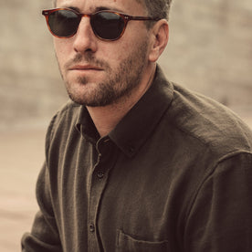 The Jack in Olive Brushed Organic Cotton: Alternate Image 1