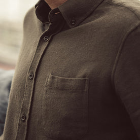The Jack in Olive Brushed Organic Cotton: Alternate Image 2