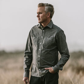 The California in Charcoal Everyday Chambray - featured image