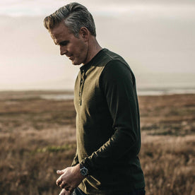 The Heavy Bag Henley in Cypress - featured image