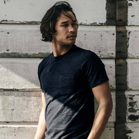 The Heavy Bag Tee in Navy - featured image