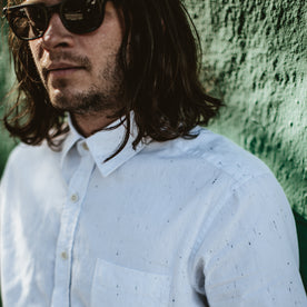 The Short Sleeve California in White Spacedye: Alternate Image 2