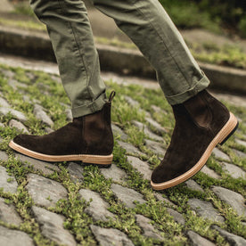 The Ranch Boot in Weatherproof Chocolate Suede: Alternate Image 7
