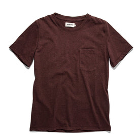 The Heavy Bag Tee in Burgundy - featured image
