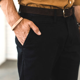 Our fit model in the Democratic Chino in Organic Coal in San Francisco.