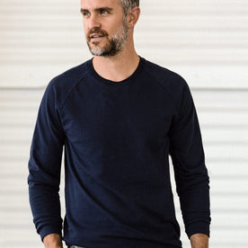 The Heavy Bag Long Sleeve in Navy - featured image