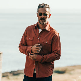 The Yosemite Shirt in Dusty Red - featured image