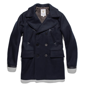 The Mendocino Peacoat in Navy Melton Wool - featured image