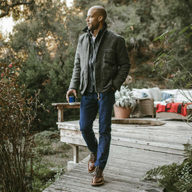 The Camp Pant in Navy Moleskin - featured image