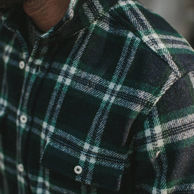 Our fit model wearingThe Leeward Shirt outside.