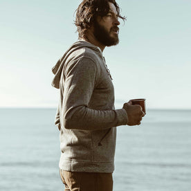 Jonny drinking coffee in the morning.