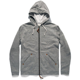 The Après Hoodie in Olive Stripe Hemp Fleece: Featured Image