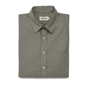 The California in Olive Hemp Poplin - featured image